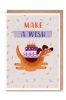 Kartka urodzinowa Pies Make a wish