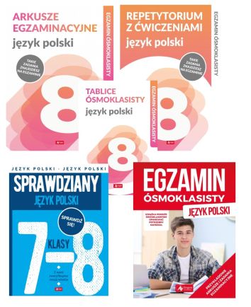 Zestaw dla 8-klasisty 5w1 Język Polski